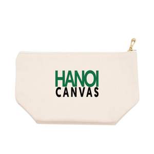 Trousse de maquillage compacte et écologique en coton personnalisée en usine ISO BSCI avec fermeture à glissière à la mode sac en toile à bas quantité minimale de commande pour le stockage des cosmétiques - Product Image 6