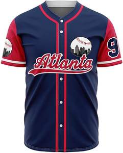 Maillot de baseball col en V personnalisé de haute qualité OEM, noir, grande taille pour hommes, respirant et anti-humidité, 100 % polyester, ODM - Product Image 2