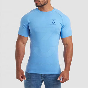 Sportswear <b>Men</b> Gym T Shirts Built With Lightweight <b>Stretch</b> Fabric For Daily Fitness Running And Training Activities - Product Image 4