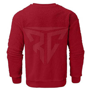 Sudadera Sherpa de algodón 100% de color personalizado para hombre, nuevo diseño informal, ropa de moda de invierno, talla grande, patrón sólido - Product Image 4