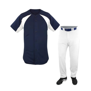 Uniforme de Béisbol Personalizado al por Mayor para Adultos con Material de Spandex/Algodón, Cómodo y Transpirable - Product Image 4