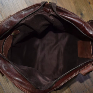 Mochila Práctica de Cuero Genuino Moroccan Soul Modelo 062 con Patrón de Letras MA Origin para Viaje - Product Image 5