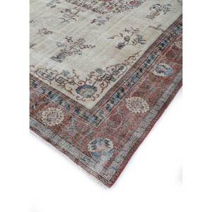 พรมขนสัตว์วินเทจคลาสสิก สีเบจ-น้ำตาล ทอมือ ขนฟู หนาปานกลาง รูปทรงสี่เหลี่ยมผืนผ้า สำหรับห้องโถง ห้องนั่งเล่น - Product Image 2