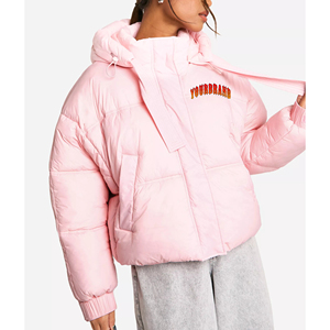 แจ็กเก็ตตัวสั้นสำหรับผู้หญิงเสื้อโค้ทตัวหนาอบอุ่นปกติเสื้อโค้ทแฟชั่นสตรีทแวร์ระบายอากาศได้ดีมีสไตล์ - Product Image 1