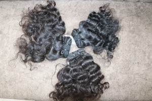 Paquetes de cabello de onda profunda natural de 112 pulgadas de venta de fábrica para India - Product Image 3