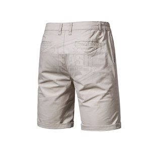 Pantalones Cortos de Mezclilla Elásticos de Moda para Hombre, Estilo Casual, Tipo Cargo, Colores Sólidos Personalizables con Logotipo, para Trabajo al Aire Libre - Product Image 2