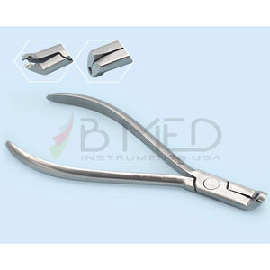 Pince à retirer les brackets dentaires postérieurs, inclinée, orthodontique, pour décollement direct, instruments orthodontiques pour décollement direct - Product Image 1