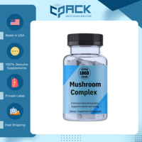 Complément Alimentaire Complexe de Champignons Crinière de Lion Marque Privée OEM, 60 Capsules – Qualité Supérieure pour le Soutien Immunitaire et la Santé Cérébrale