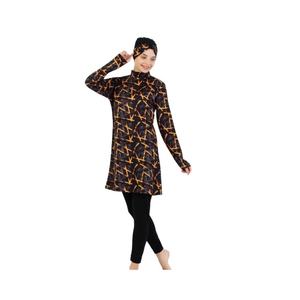 New Modest <b>Swimwear</b> for <b>Muslim</b> Women Eco-Friendly Quick Dry Spandex/Nylon Comfortable Long Sleeve Hijab Burka Full Coverage - Product Image 5