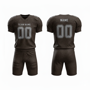 Ensemble personnalisé d'uniformes de football américain pour hommes et jeunes, vêtements de sport d'équipe personnalisés, y compris un maillot respirant, des pantalons, tailles plus grandes - Product Image 6