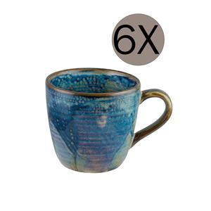 <b>Set</b> of <b>6</b> Dishwasher Safe Porcelain Sapphire <b>Mugs</b> 320 CC Sph01mug - Product Image 2
