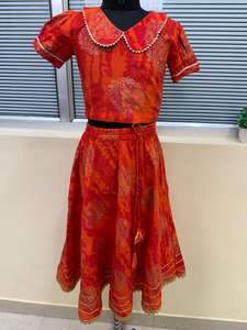 Ropa india y paquistaní Lehnga Choli tradicional para niños y niñas para ropa de fiesta de boda disponible a bajo precio - Product Image 2