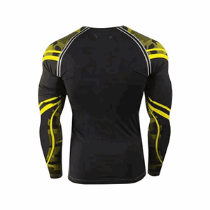 Meilleures ventes de rashguards en polyester et élasthanne de qualité supérieure pour hommes, vêtements de fitness en polyester - Product Image 2