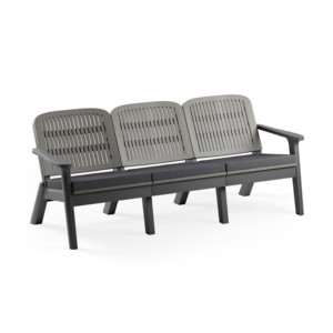 Silva II Triple Patio <b>Bench</b> - Product Image 1