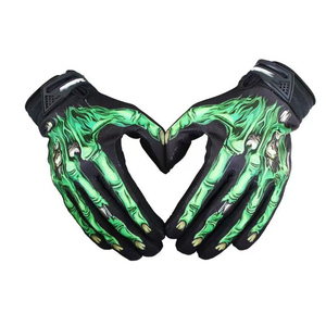 OEM Motorcycle Racing Gloves Manufacturer | Custom Logo Leather Riding Gloves | Wholesale Protective Motorbike Gloves Supplier - Product Image 5