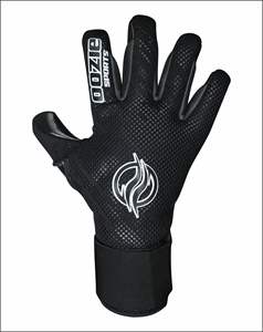 Gants de gardien de but en cuir professionnel forte adhérence dragonne réglable tailles respirantes 6-10 pour gardien de but de football enfants jeunes - Product Image 2