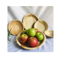 Luxe abordable: Assiettes en feuille de palmier Areca de qualité supérieure-Naturel, vietnamien, prix d'usine