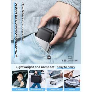 Afeitadora Eléctrica Inalámbrica Tipo C para Hombre, Resistente al Agua, para Uso en Seco y Húmedo, con Pantalla LED, Larga Duración de Batería y Bloqueo de Viaje, IPX7 - Product Image 3