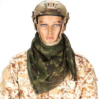 Écharpe camouflage en maille, masque de sniper, foulard unisexe, écharpes de sport de plein air, écharpe tactique arabe, shemagh, keffiyeh, écharpe Arafat, accessoires