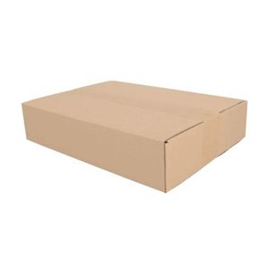 Paper & Media <b>Box</b> Single-Wall <b>Folding</b> Cardboard <b>Box</b> B-Flute 353 X 250 X 80 mm 1 Piece - Product Image 1