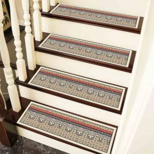 Kilim Design Printed <b>Rug</b>, <b>Boho</b> Modern 3D Anti-Slip Thin Gift <b>Rug</b>,Step <b>Rug</b> - Product Image 4