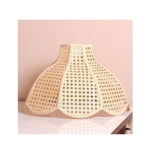 Rustic Boho Pendant <b>Light</b> Hand Woven Hemp <b>Rope</b> Basket Rattan Wicker Hanging Lamp Modern LED Iron Customizable - Product Image 4
