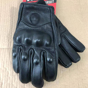 ถุงมือขับรถมอเตอร์ไซค์แบบเต็มนิ้ว หนังแท้ กันน้ำ กันลม ระบายอากาศได้ดี สีสันปรับแต่งได้ ระดับพรีเมียม สำหรับทุกเพศ - Product Image 4