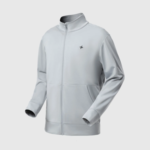 Chaqueta con cremallera y cuello levantado de estilo formal para hombre con servicio OEM disponible - Product Image 2