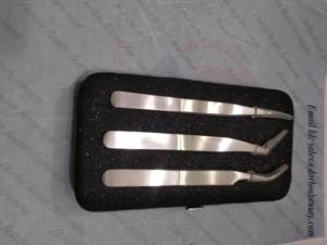 Professional <b>Eyelash</b> <b>Tweezers</b> Private Label Lash Extension <b>Tweezers</b> Stainless Steel Curved & Volume Isolation Extension <b>Tweezers</b> - Product Image 5