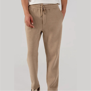 Pantalons pour hommes délavés nouvelle mode pantalons rétro couleur unie taille élastique cordon de serrage pantalons de survêtement pour hommes et pantalons personnalisés - Product Image 6