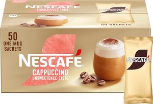NESCAFÉ Cappuccino Sabor Sin Azúcar, Café Instantáneo en Sobres - 50 x 14.2g - Product Image 5