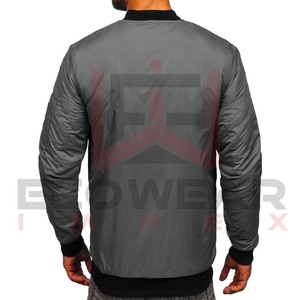 Vestes de bombardier personnalisées en usine pour hommes veste pour hommes de grande taille nouveauté 2025 blouson bombardier pour hommes de bonne qualité - Product Image 3