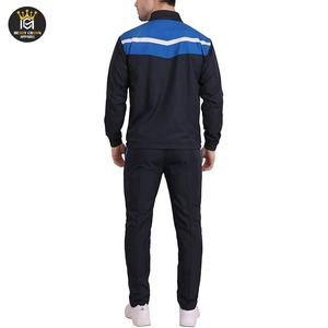 Combinaison de jogging à manches longues pour hommes personnalisée de haute qualité avec col montant à capuche nouveau style motif solide dernière conception - Product Image 4