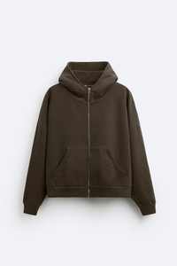 เสื้อฮู้ดมีซิปสำหรับผู้ชาย, เสื้อฮู้ดแนวสตรีทโอเวอร์ไซส์วินเทจ - Product Image 3