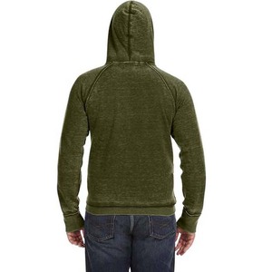 Vente en gros Meilleure vente 100% coton Logo personnalisé OEM Designer Hoodies Hommes Pull Over Hoodie Streetwear Acid Wash Basics - Product Image 6