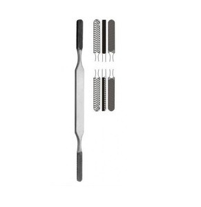 Source d'alimentation manuelle en acier inoxydable Fomon Raspatory et base de fichier des instruments chirurgicaux - Product Image 6