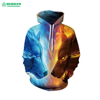 Sudadera con Capucha Unisex Personalizada con Logotipo Frontal, Térmica, Impresa en 3D por Sublimación, Forrada, de Secado Rápido, Transpirable, 100% Algodón, de Alta Calidad, 370g, para Invierno
