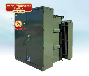 หม้อแปลงไฟฟ้า300kVA 500kVA แบบสามเฟส13.8kV 480V ANSI STD padmount Distribution - Product Image 2