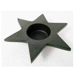 Gorgie High 18th Century Vintage Design Candle Stand <b>Casted</b> Aluminium Black <b>Powder</b> Coat for Indian V Candle Holder Export - Product Image 3