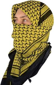 Écharpe de désert Shemagh Keffiyeh 100% coton respirant pour le camping et les activités de plein air, personnalisation en gros OEM & ODM, Shemagh en coton - Product Image 3