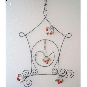 Adorno Navideño de Hierro Forjado Hecho a Mano con Acabado Negro para Árbol de Navidad, Decoración Navideña, Adornos Colgantes - Product Image 3