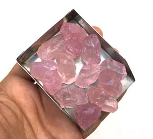 5 pièces Quartz Rose naturel pierres précieuses en vrac 20-30MM en vrac brut taille brute Quartz Rose brut 20-30MM en vrac Quartz Rose brut - Product Image 2