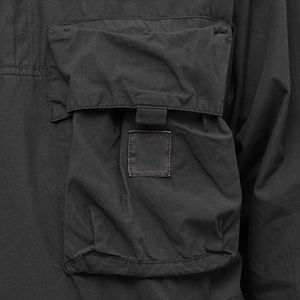 Haute qualité en plein air patché pull veste pour hommes demi-fermeture éclair Nylon à capuche vent hommes coupe-vent veste coupe-vent, imperméable - Product Image 5