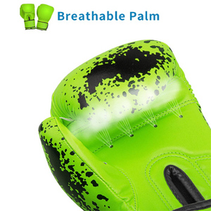 Gants de boxe pour enfants 6oz 8oz en cuir artificiel, couleur et logo personnalisés pour garçons et filles, entraînement de kick-boxing MMA - Product Image 3