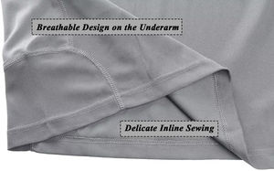 Camiseta polo con logotipo personalizado para hombre, camiseta informal OEM de manga corta y media manga de secado rápido de talla grande, características de camiseta transpirable con solapa - Product Image 6