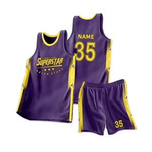 New Arrival Top manufacture Sublimation Basketball Uniform OEM unique style basketball jersey create your own style uniforms - Product Image 5