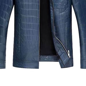 Veste en cuir pour homme coupe-vent, veste d'hiver, dernier style, cuir véritable, vestes pour homme de qualité supérieure, automne hiver, impression de logo - Product Image 6