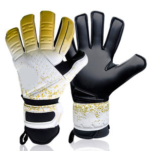 Gants de gardien de but en latex personnalisés, imperméables, respirants, avec sangle de poignet réglable pour l'entraînement au football - Product Image 1