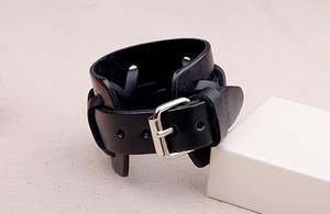 Power Hint Logo personnalisé Support de poignet de protection en cuir de gymnastique en gros Menottes Protège-poignet avec protège-poignet avec logo - Product Image 5