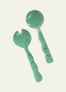 Juego de cuchara y tenedor para ensalada de resina de diseñador, vajilla de boda de lujo apta para lavavajillas, duradera a bajo precio - Product Image 5
